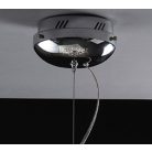 LANDLITE MONACO, MD2184/24, 24XG4 12V 10W halogén, króm, kristály lámpa