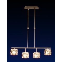 LANDLITE MW-5384/4H modern függesztett lámpa 4xG9 40W 230V