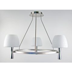   LANDLITE MW-5362/3C-S-C matt ezüst lámpa E14 foglalattal, max 60W