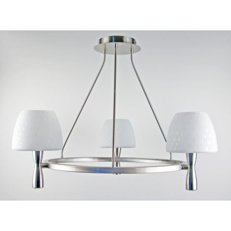 LANDLITE MW-5362/3C-S-C matt ezüst lámpa E14 foglalattal, max 60W