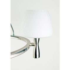   LANDLITE MW-5362/3C-S-C matt ezüst lámpa E14 foglalattal, max 60W