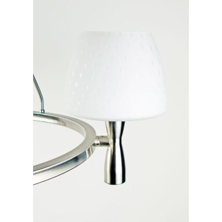 LANDLITE MW-5362/3C-S-C matt ezüst lámpa E14 foglalattal, max 60W