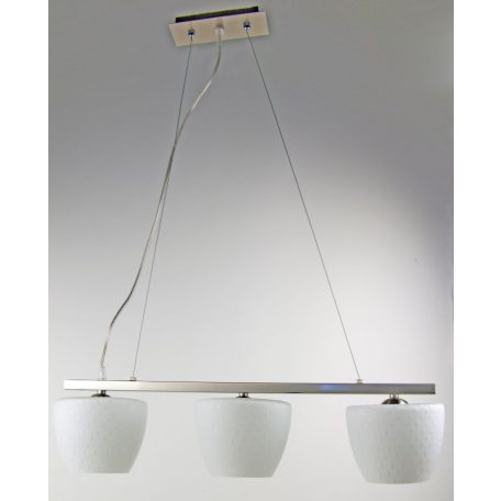 LANDLITE MW-5362/3P-S matt króm függeszték E14 foglalattal, max 60W