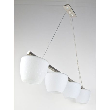LANDLITE MW-5362/4P-S matt króm függeszték E14 foglalattal, max 60W