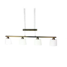   LANDLITE QUBELLE C4LY függeszték G4 foglalattal, fehér, 4x35W max