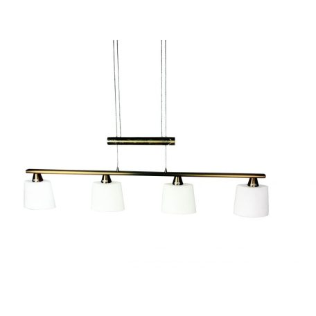 LANDLITE QUBELLE C4LY függeszték G4 foglalattal, fehér, 4x35W max