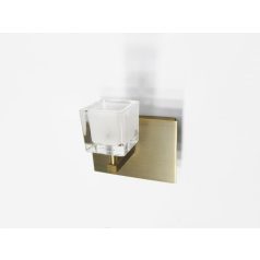   LANDLITE CHRIST-M WS1L, 1x12V JC 35W, antik bronz fali lámpa