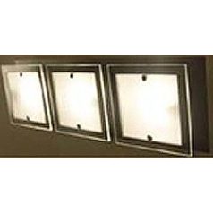   LANDLITE SHARONA MW-5424/3C-R modern mennyezeti lámpa 3xG9 40W 230V