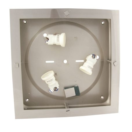 LANDLITE KABIRA MW-4206A/16", matt króm mennyezeti lámpa, 3xE27 60W