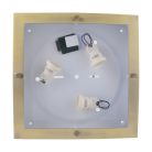 LANDLITE KABIRA MW-4206A/16", antik bronz mennyezeti lámpa, 3xE27 60W