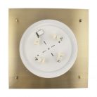 LANDLITE DUKE MW-4203/18inch, antik bronz, 4xE27 foglalattal, fali lámpa / mennyezeti lámpa