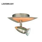 LANDLITE LAVONN-A01 spotlámpa 1xGU10 50W 230V (matt króm / faborítás)