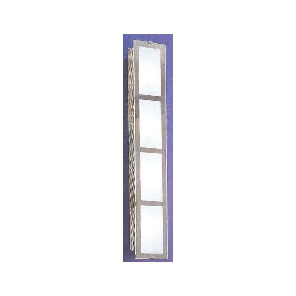 LANDLITE INGA-A04 modern fali lámpa 4xG9 40W 230V (matt króm / fehér üveg)