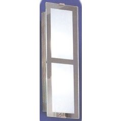   LANDLITE INGA-A02 modern fali lámpa 2xG9 40W 230V (matt króm / fehér üveg)