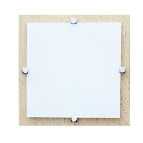 LANDLITE MELIA 23 cm 1xG9 40W 230V  Fali / mennyezeti lámpa - fa/fehér üveg
