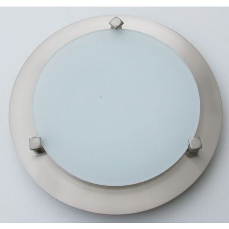 LANDLITE MELISSA D23 modern fali / mennyezeti lámpa 1xG9 40W 230V (nikkel / fehér üveg)