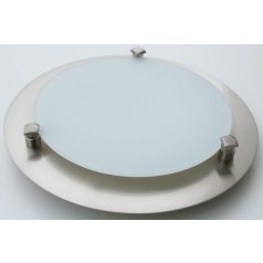   LANDLITE MELISSA D23 moderne Wand- / Deckelampe 1xG9 40W 230V (nickel / weiss Glas)