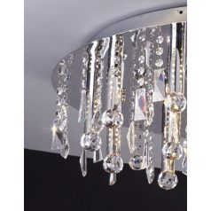   LANDLITE CASINO, MX2220/R-25, 25X10W G4 12V halogén, króm, kristály lámpa