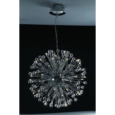   LANDLITE MONACO, MD2206/40, 40xG4 12V 10W halogén, króm, kristály lámpa