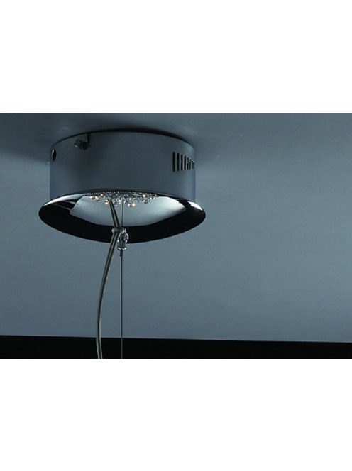 LANDLITE MONACO, MD2206/40, 40xG4 12V 10W halogén, króm, kristály lámpa