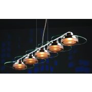 LANDLITE CELINA P6016/5L, 5x60W G9 függeszték