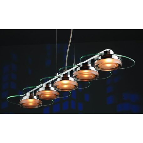 LANDLITE CELINA P6016/5L, 5x60W G9 függeszték