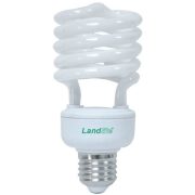   LANDLITE Energiatakarékos, E27, 26W, 1550lm, 2700K, spirál formájú fényforrás (ELH/M-26W)