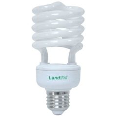   LANDLITE Energiatakarékos, E27, 26W, 1550lm, 2700K, spirál formájú fényforrás (ELH/M-26W)