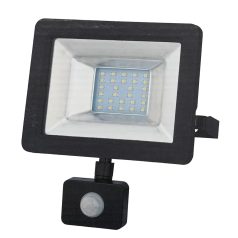   YRW20-WL76G, 20W, 6000K kaltweiß, 1900lm, IP54, Schwarz, LED Reflektor, LED Flutlicht, LED Flutlichtstrahler mit Bewegungssensor