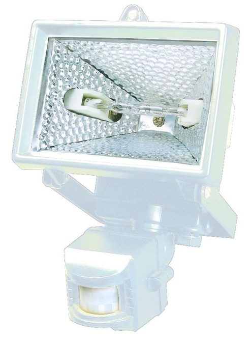 LANDLITE SL-500, 1X500W 118mm R7s halogen Lichtstrahler, mit Bewegungssensor, weiß