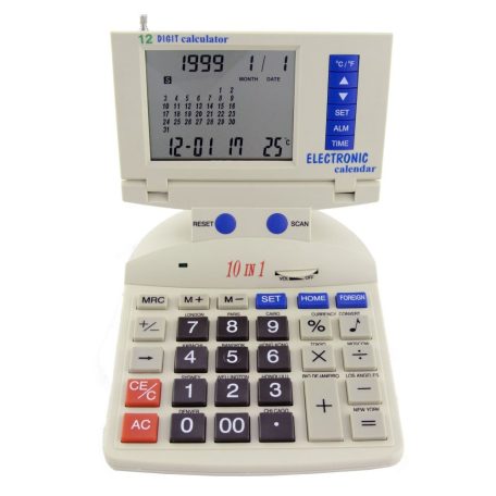 LANDLITE HC-238A   multifunkciós számológép (naptár, FM rádió is)