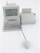 LANDLITE MS-200D számítógép alakú rádiós számológép névjegykártya tartóval