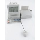 LANDLITE MS-200D számítógép alakú rádiós számológép névjegykártya tartóval