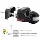 ANCO IR motion detector 180°, black