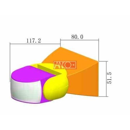 ANCO IR motion detector 180º, IP65, black