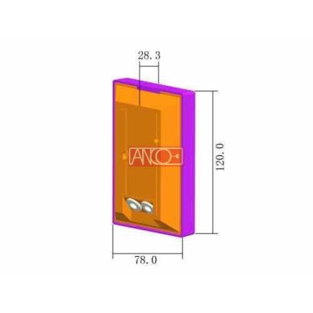 ANCO IR motion detector 180º, flat, white