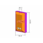 ANCO IR motion detector 180º, flat, black