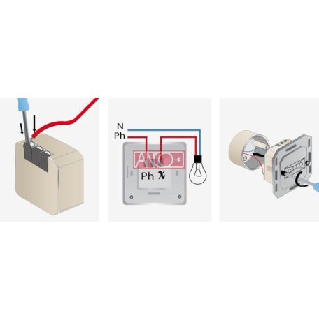 ANCO Motion detector flush-mounted, 160°