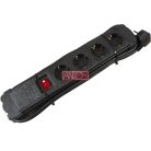 ANCO Table socket 4 way with switch, 2m