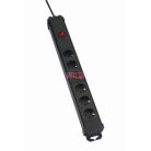 ANCO Table socket 6 way with switch, 2m