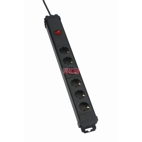 ANCO Table socket 6 way with switch, 2m