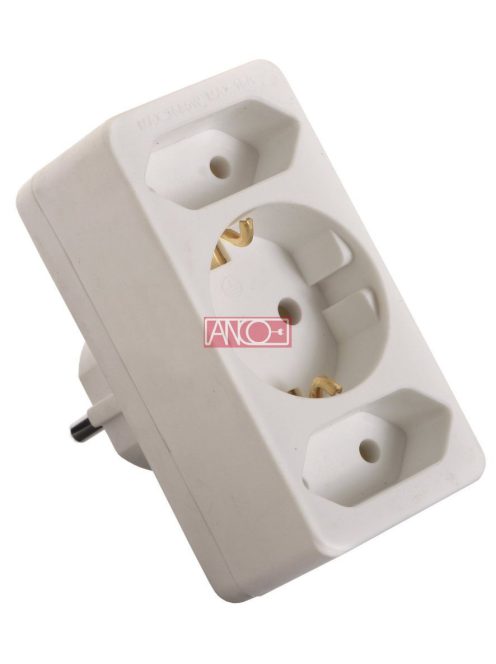 ANCO Adapter plug 1+ 2 Euro