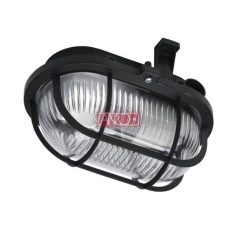 ANCO Oval bulkhead plastic, black