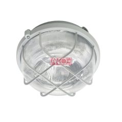 ANCO Plastic round lamp, white, 100W