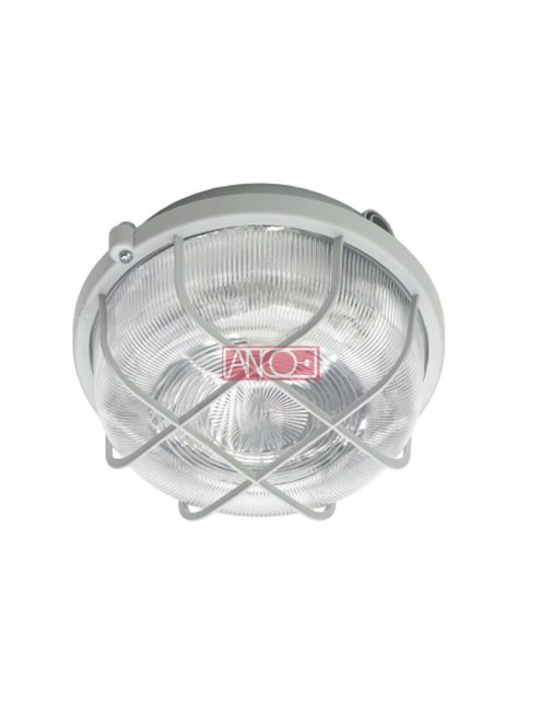 ANCO Plastic round lamp, white, 100W