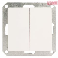 ANCO Premium dupla váltókapcsoló keret nélkül