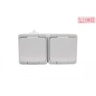 ANCO Junior grounding double socket, IP44