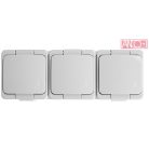 ANCO Junior tripple grounding socket, IP44