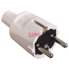 ANCO Földelt PVC dugó, fehér