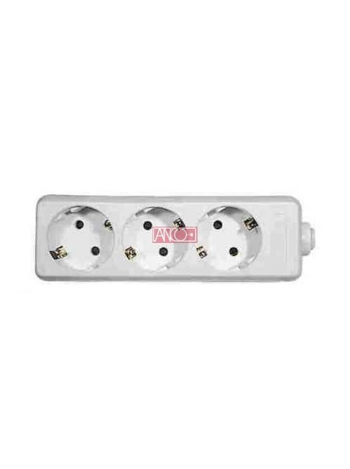 ANCO Table socket 3 way, without cable